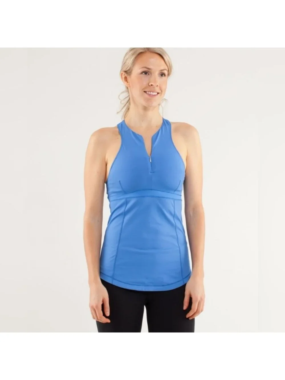 Lululemon Zippy Run Tank blue